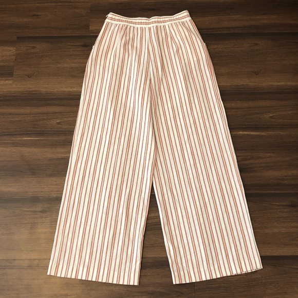 NWT Zara Striped Palazzo Trousers - Picture 3 of 8